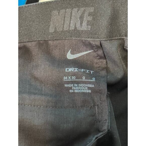 Nike Men's Gray Performance Stretch Dri Fit Straight Leg Pants Size 34/30 - Picture 4 of 6